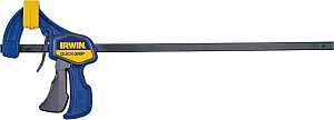 Irwin QUICK-GRIP 1964744/5412 One-Handed Mini Bar Clamp, 150 lb, 12 in Max Opening Size, 2-7/16 in D Throat