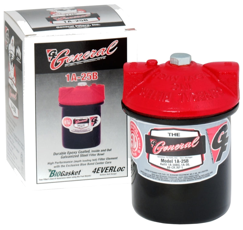 General Filters 1A-25B Oil Filter, 3/8 in Connection