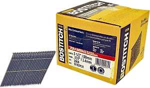 Bostitch S16D131-FH Series Framing Nail, Wire Weld Collation, 3-1/2 in L, 11 Gauge, Steel, Full Round Head, Smooth Shank
