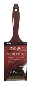 Linzer 1125-3 Paint Brush, 3 in W, 3-1/4 in L Bristle, Polyester Bristle, Varnish Handle