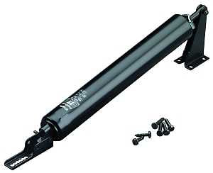 Wright Products V150BL Pneumatic Door Closer, Black, 90 deg Opening, For: Out-Swinging Wood/Metal Doors