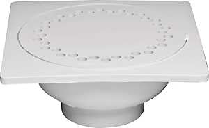 Oatey 43633 Drain Trap, 3 to 4 in, PVC, White, SCH 40 Schedule
