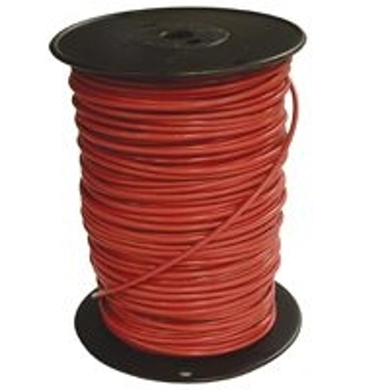 Southwire 6RED-STRX500 Series Building Wire, Red Sheath, 6 AWG Wire, 1-Conductor, 500 ft L, Copper Conductor