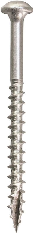 Kreg SML-C250S5-50 Pocket-Hole Screw, #8 Thread, 2-1/2 in L, Coarse Thread, Maxi-Loc Head, Square Drive, 50/PK