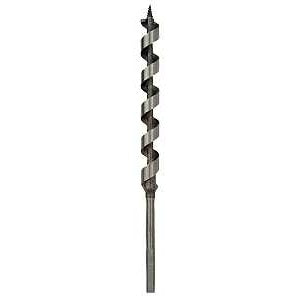 Irwin 49908 Power Drill Auger Bit, 1/2 in Dia, 7-1/2 in OAL, Solid Center Flute, 1-Flute, 7/32 in Dia Shank, Hex Shank