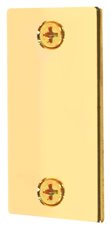 Defender Security U 9497 Filler Plate, Steel, Brass