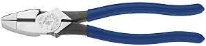 Klein Tools D213-9NE Cutting Plier, 9-3/8 in OAL, 1-3/8 in Cutting Capacity, Dark Blue Handle, 1-1/4 in W Jaw