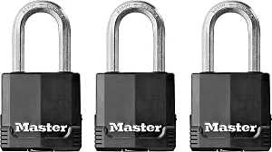 Master Lock Magnum Series M115XTRILF Padlock, 1-7/8 in W Body, Keyed Alike Key, 5/16 in Dia Shackle, 1-1/2 in H Shackle