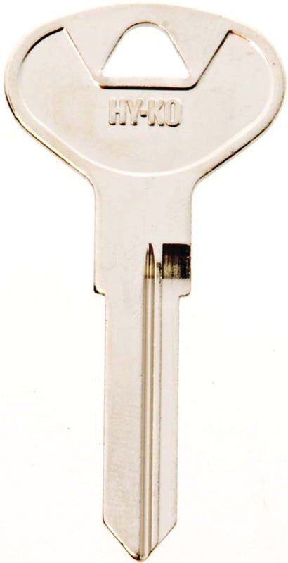 Hy-Ko 11010VW23 Automotive Key Blank, Brass, Nickel, For: Volkswagen Vehicle Locks, VW23 Key Number, Pack of 10