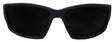 Edge TSK236 Polarized Safety Glasses, Smoke Lens, Matte Black Frame, Unisex, Polycarbonate Lens, Full Frame, Nylon Frame