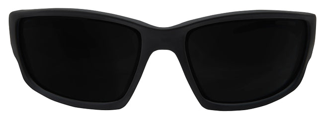 Edge TSK236 Polarized Safety Glasses, Smoke Lens, Matte Black Frame, Unisex, Polycarbonate Lens, Full Frame, Nylon Frame