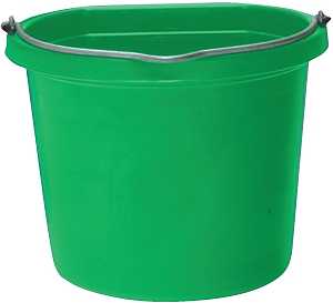 Fortex-Fortiflex 1302043 Bucket, 20 qt Volume, 2-Compartment, Polyethylene Resin, Green