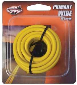 Road Power 55672233/10-1-14 Electrical Wire, 10 AWG Wire, 25/60 VAC/VDC, Copper Conductor, Yellow Sheath, 7 ft L