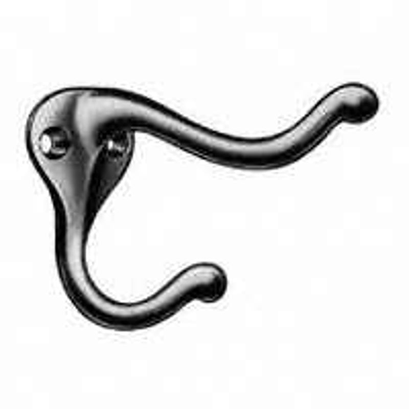 Schlage SP571A92 Coat and Hat Hook, Aluminum, Pack of 20