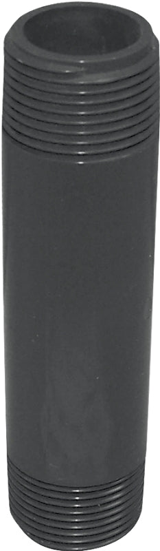 GENOVA P-34-5 Pipe Nipple, 3/4 in, NPT, PVC, Gray, SCH 80 Schedule, 5 in L