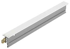 USG DONN SDX/SDXL SDX/SDXL216 Series Cross Tee, 2 ft L x 1 in H Dimensions, Galvanized Steel, Flat White, Pack of 60