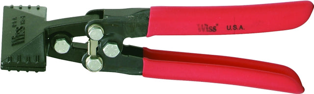 Crescent Wiss WS3N Series Hand Seamer, 8-3/4 in L Dimensions, 1/4 to 1-1/4 in Sheet, 18 ga Max Sheet Thick, Steel