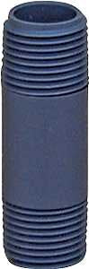 Lasco 215080BC Pipe Nipple, 1-1/2 in, Threaded, PVC, SCH 80 Schedule, 8 in L