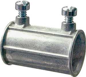 Halex 91221 Set Screw Coupling, 1/2 in, Zinc
