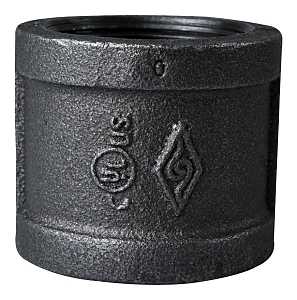 ProSource B220 40 Pipe Coupling, 1-1/2 in, FIP, Steel, 40 Schedule, 300 psi Pressure