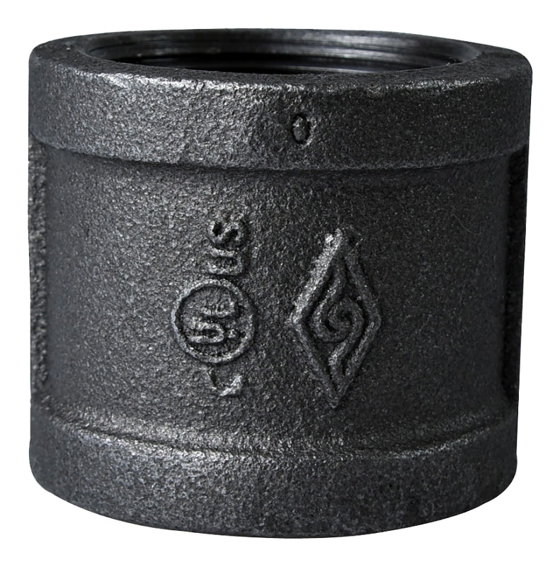 ProSource B220 40 Pipe Coupling, 1-1/2 in, FIP, Steel, 40 Schedule, 300 psi Pressure