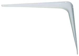 National Hardware 211BC Series N218-925 Shelf Bracket, 100 lb, 8 in L, Steel, White, Pack of 20