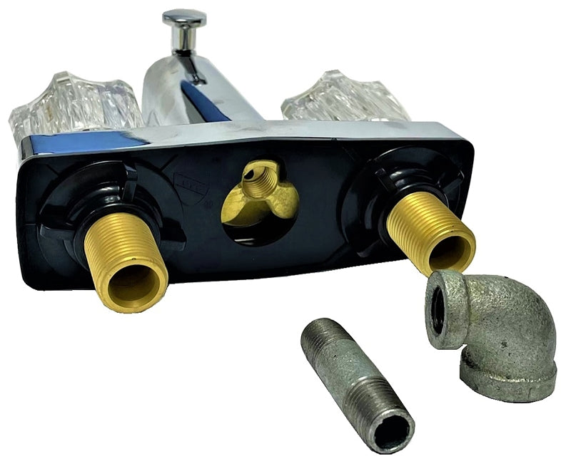 US Hardware P-009NB Faucet Diverter, Chrome, Brass