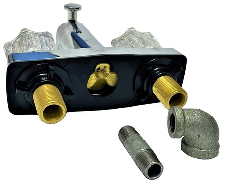 US Hardware P-009NB Faucet Diverter, Chrome, Brass