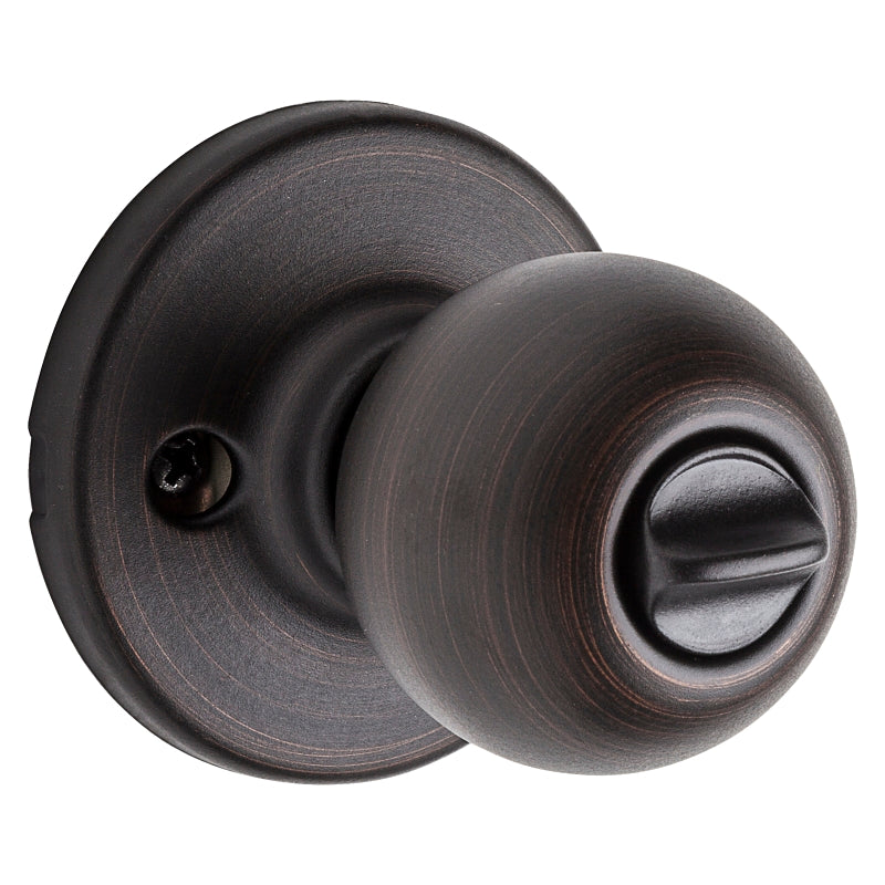 Kwikset 400P-11P CP Keyed Entry Knob, Venetian Bronze