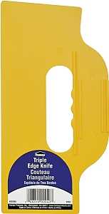 Homax 00040 Knife, 10 in W Blade, Polystyrene Blade, Three-Edge Blade