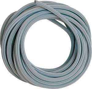 Make-2-Fit P 7661 Screen Retainer Spline, 0.140 in D, 250 ft L, Vinyl, Gray, Round