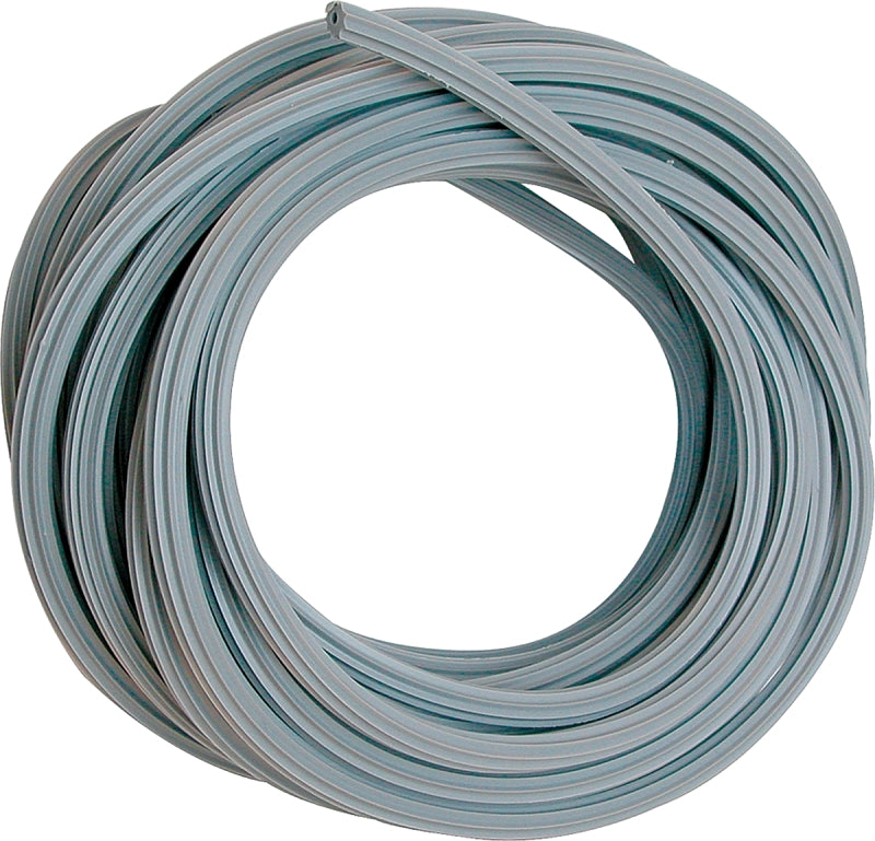 Make-2-Fit P 7661 Screen Retainer Spline, 0.140 in D, 250 ft L, Vinyl, Gray, Round