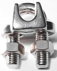 Baron 260S-1/16 Wire Rope Clip, Stainless Steel