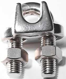 Baron 260S-3/16 Wire Rope Clip, Stainless Steel