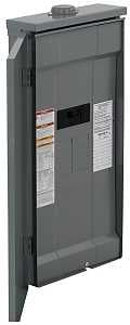 Square D HOM816M200PFTRB Load Center, 16 -Pole, 200 A, 8 -Space, NEMA 3R Enclosure, Flush, Surface Mounting