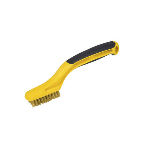 Hyde 0.62 in. W X 7.5 in. L Brass Grout Brush