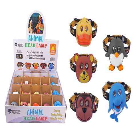 Diamond Visions Assorted LED Head Lamp AAA Battery, Pack of 20