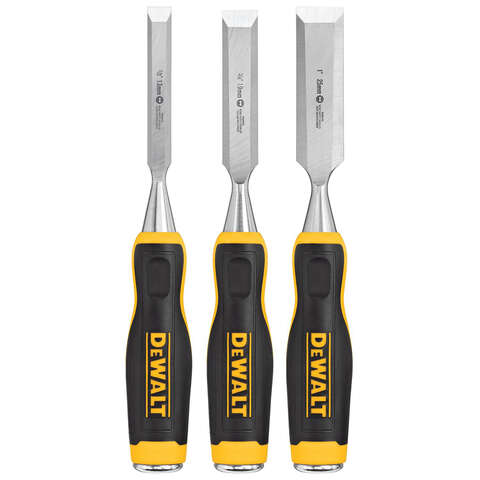 DeWalt Wood Chisel Set 3 pc, Pack of 2