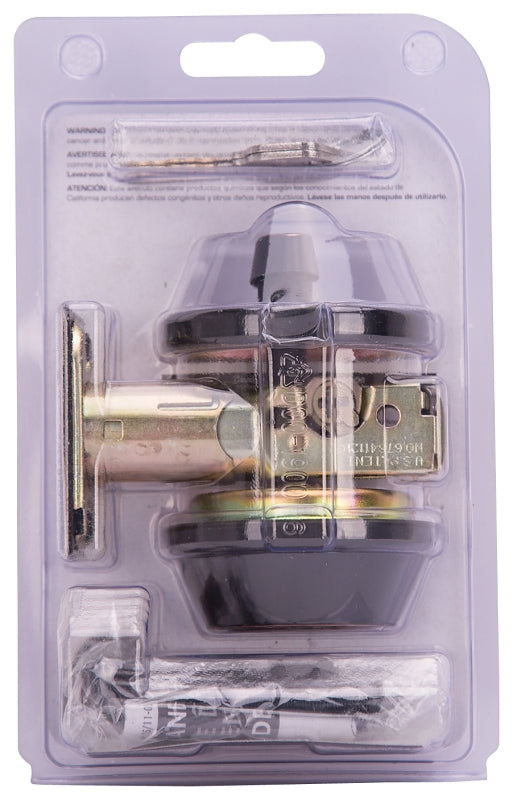 ProSource DBX1V-PS Deadbolt, 3 Grade, Aged Bronze, 2-3/8 to 2-3/4 in Backset, KW1 Keyway, 1-3/8 to 1-3/4 in Thick Door, Pack of 3