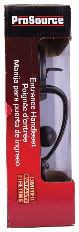 ProSource Handleset, 3 Grade, Keyed Key, Zinc, Aged Bronze, 2-3/8 x 2-3/4 in Backset, KW1 Keyway, Residential