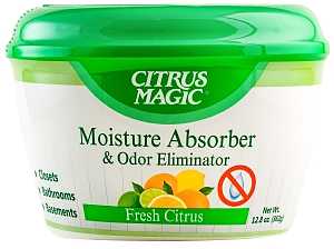 Citrus Magic 618372454 Moisture and Odor Absorber, 12.8 oz, Fresh Citrus, Pack of 6