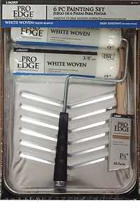 Linzer RS1016 Roller and Tray Kit, Includes: (1) Metal Tray and (1) Liner