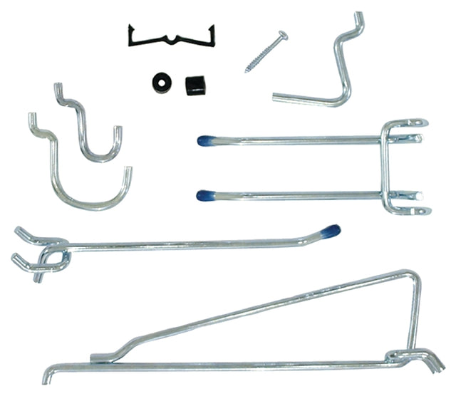 Crawford 1432A Series Peg Hook, 11 in L x 7-1/2 in W x 1-3/4 in H Dimensions, Silver