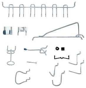 Crawford 1851A Series Peg Hook, 10-3/4 in L x 4-1/4 in W x 1-5/8 in H Dimensions, Silver