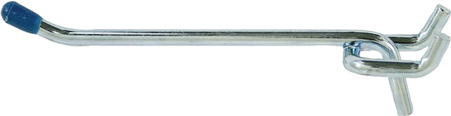 Crawford 14340 Series Peg Hook, 4 in Projection, 5 in L x 1-1/4 in W x 1 in H Dimensions, Silver