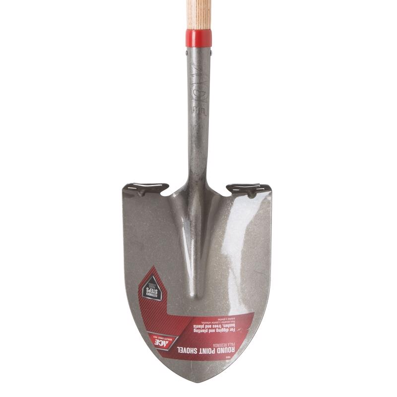 Ace 41.5 in. Steel Round Digging Shovel Wood Handle, Pack of 6