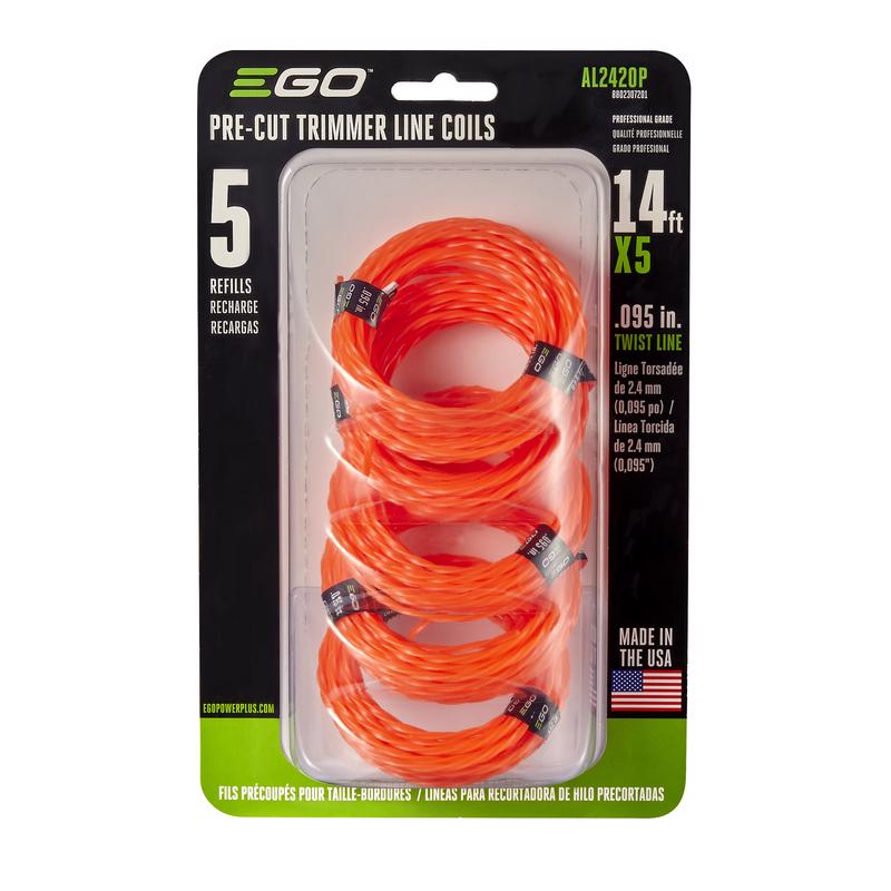 EGO Professional Grade 0.095 in. D X 14 ft. L Trimmer Line