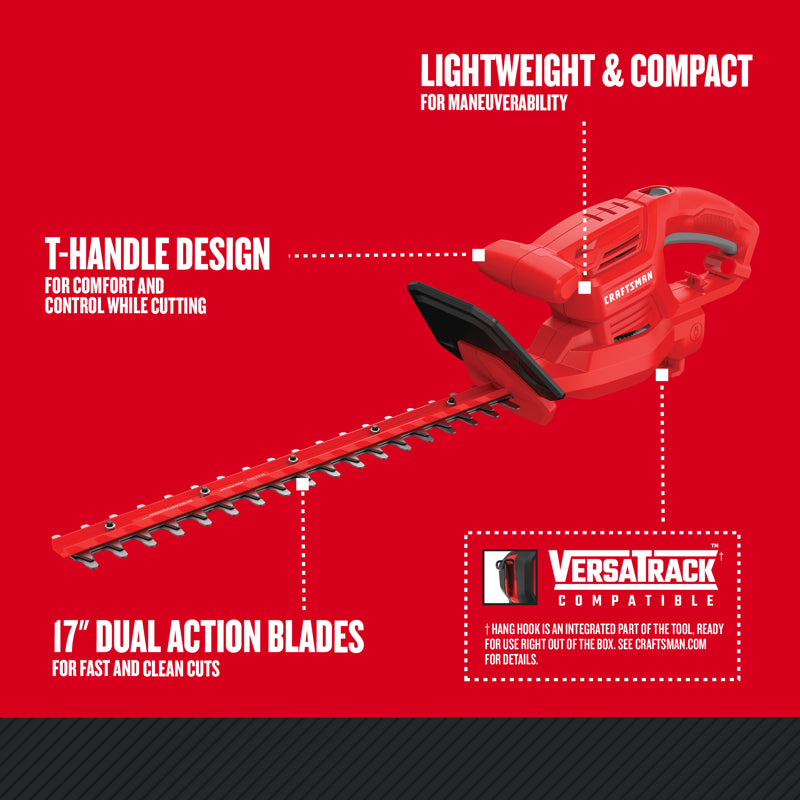 Craftsman CMEHT150 17 in. Electric Hedge Trimmer Tool Only
