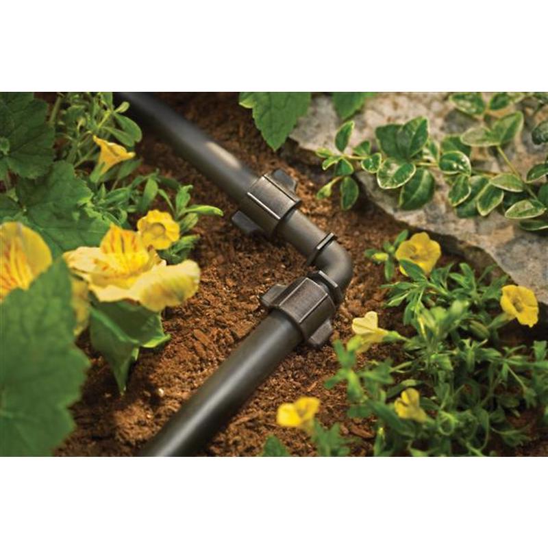 Orbit 1/2 in. Push-fit Drip Irrigation Elbow 1 pk