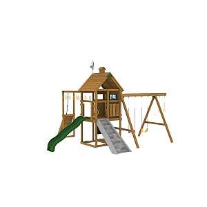 Playstar PS 7720 Series Build It Yourself Playset Kit, Specifications: 27 sq-ft Play Deck, 15 Activities